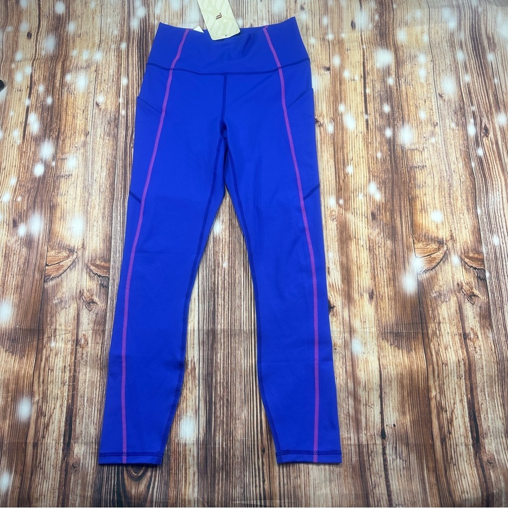 FABLETICS PURELUXE OASIS HIGH-WAISTED 7/8
EXTREME ROYAL/PINK ESCAPE LEGGING XS - Picture 1 of 16